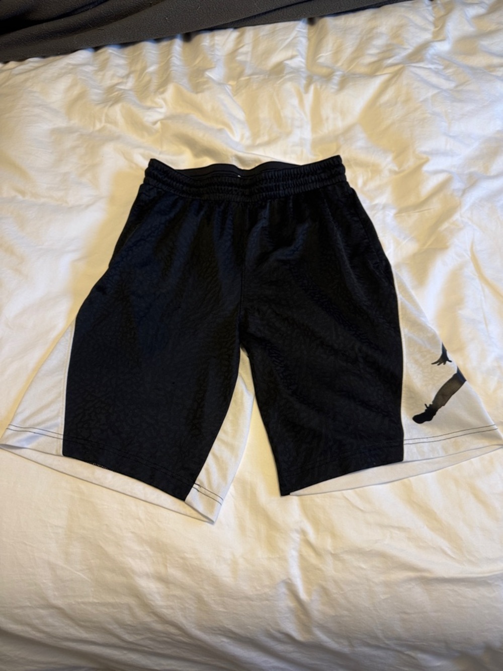 Jordan Dri-fit Black & White Men's Athletic Shorts - Performance Design